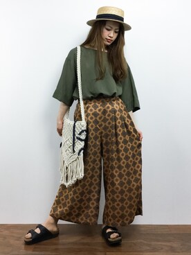 isaさん（レディース・155cm）の春コーディネート