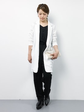 「URBAN RESEARCH ROSSO WOMEN（アーバンリサーチ　ロッソ）のアイテム（サロペット/オーバーオール）」を使った、isaさん（レディース・155cm）の春コーディネート
