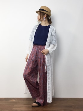 isaさん（レディース・155cm）の夏コーディネート