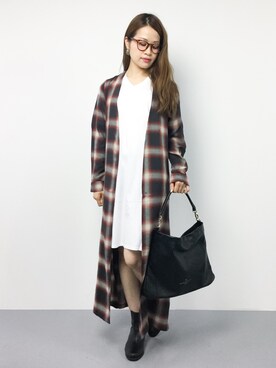 「RANAN（ラナン）のアイテム（バッグ）」を使った、isaさん（レディース・155cm）の夏コーディネート