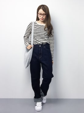 「Buzz Rickson's（バズリクソンズ）のアイテム（バッグ）」を使った、isaさん（レディース・155cm）の夏コーディネート