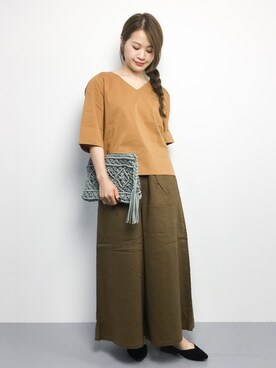 isaさん（レディース・155cm）の夏コーディネート