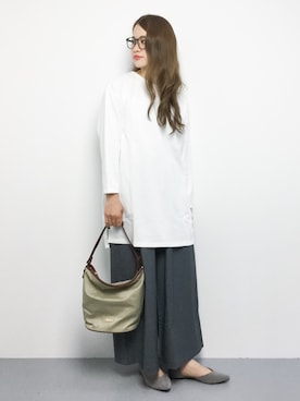 「Mulet（ミューレ）のアイテム」を使った、isaさん（レディース・155cm）の夏コーディネート