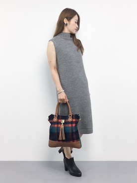 「3wayバッグ」｜isaさん（レディース・155cm）の秋コーディネート