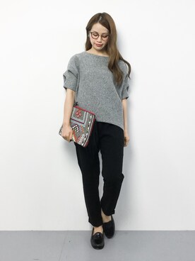 isaさん（レディース・155cm）の秋コーディネート