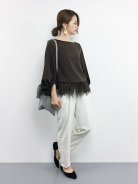 isaさん（レディース・155cm）の秋コーディネート