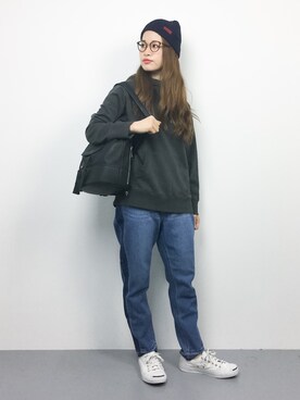 「Beau're（ヴュレ）のアイテム（バックパック/リュック）」を使った、isaさん（レディース・155cm）の秋コーディネート
