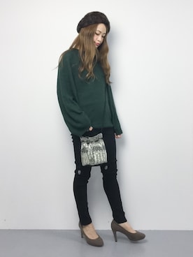 isaさん（レディース・155cm）の秋コーディネート