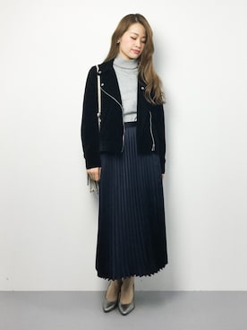 「Factor=（ファクターイコール）のアイテム（ジャケット/アウター）」を使った、isaさん（レディース・155cm）の秋コーディネート