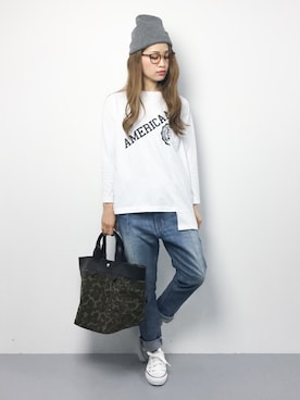 isaさん（レディース・155cm）の秋コーディネート