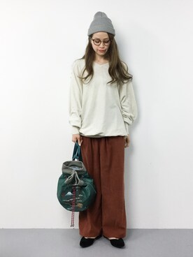 isaさん（レディース・155cm）の秋コーディネート