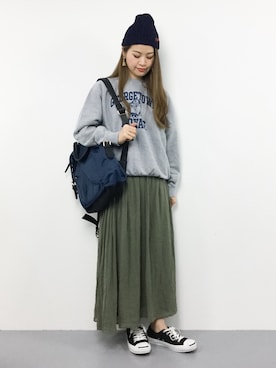 isaさん（レディース・155cm）の秋コーディネート