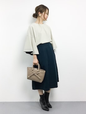 isaさん（レディース・155cm）の秋コーディネート