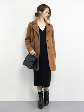 isaさん（レディース・155cm）の秋コーディネート