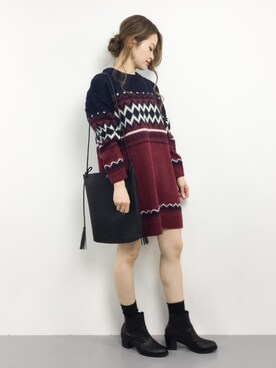 「La Leia（ラレイア）のアイテム」を使った、isaさん（レディース・155cm）の秋コーディネート