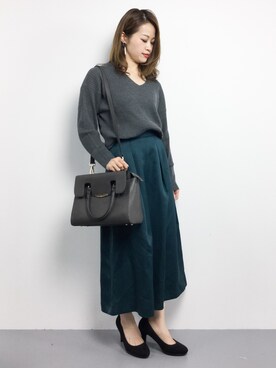 isaさん（レディース・155cm）の秋コーディネート