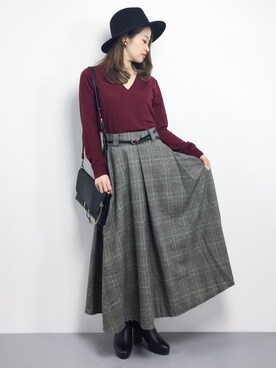 「Settimissimo（セッティミッシモ）のアイテム（バッグ）」を使った、isaさん（レディース・155cm）の秋コーディネート