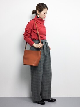 isaさん（レディース・155cm）の秋コーディネート