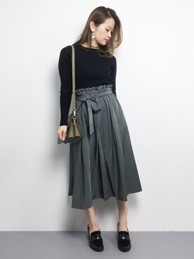 isaさん（レディース・155cm）の秋コーディネート