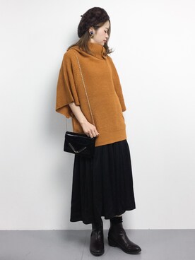 isaさん（レディース・155cm）の秋コーディネート