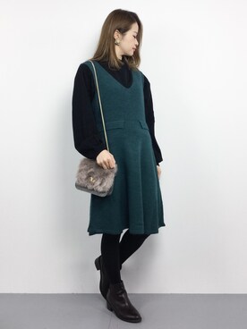 isaさん（レディース・155cm）の秋コーディネート