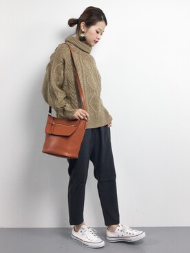 isaさん（レディース・155cm）の秋コーディネート