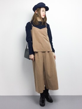 isaさん（レディース・155cm）の秋コーディネート