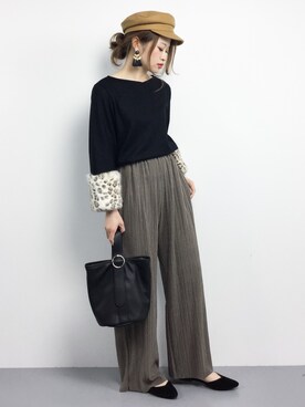 isaさん（レディース・155cm）の秋コーディネート