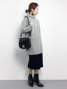 isaさん（レディース・155cm）の秋コーディネート