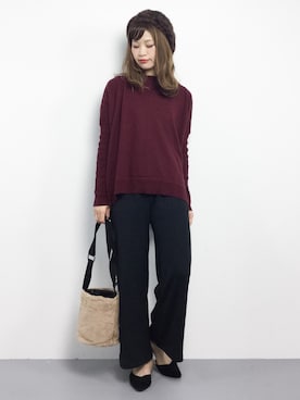 isaさん（レディース・155cm）の秋コーディネート