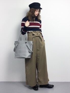 isaさん（レディース・155cm）の秋コーディネート