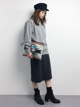 isaさん（レディース・155cm）の秋コーディネート