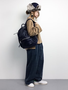 isaさん(レディース・155cm)の冬コーディネート