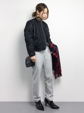 isaさん(レディース・155cm)の冬コーディネート