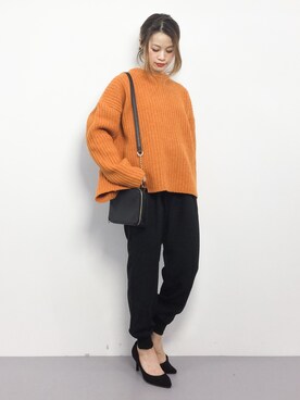 isaさん（レディース・155cm）の冬コーディネート