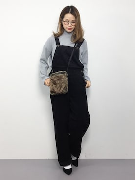 isaさん（レディース・155cm）の冬コーディネート