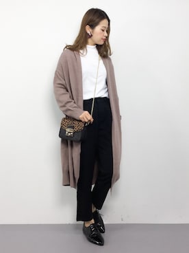 isaさん（レディース・155cm）の冬コーディネート