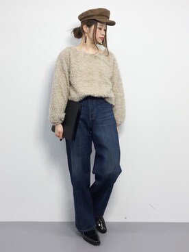 isaさん（レディース・155cm）の冬コーディネート