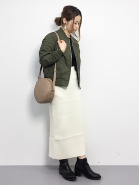 isaさん(レディース・155cm)の冬コーディネート