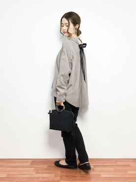 isaさん（レディース・155cm）の冬コーディネート