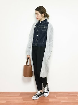 isaさん（レディース・155cm）の冬コーディネート