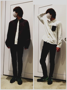 「スニーカー男子」｜「アイテム（ジャケット/アウター）」を使った、tojyoさん（メンズ・171cm）の冬コーディネート