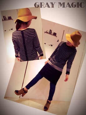 「GRAY MAGIC（グレイマジック）のアイテム」を使った、GMさん（レディース・155cm）の冬コーディネート