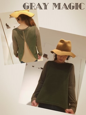 「GRAY MAGIC（グレイマジック）のアイテム」を使った、GMさん（レディース・155cm）の冬コーディネート