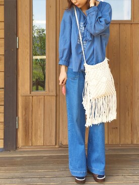 riccaさん（レディース・154cm）の春コーディネート