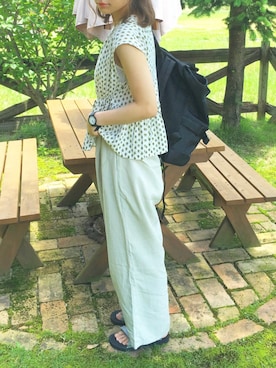 riccaさん（レディース・154cm）の夏コーディネート