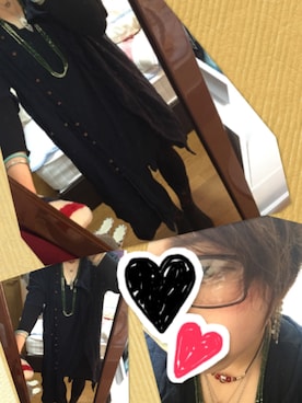 「MALAIKA（マライカ）のアイテム（ジャケット/アウター）」を使った、SORA＊*さん（レディース・160cm）の冬コーディネート
