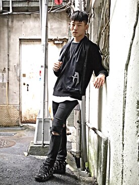 「model」｜岱毅Kennyさん（メンズ・175cm）の秋コーディネート