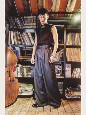 「model」｜岱毅Kennyさん（メンズ・175cm）の秋コーディネート