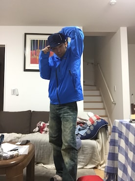 「アイテム（ナイロンジャケット）」を使った、sockさん（メンズ・169cm・30代）の春コーディネート